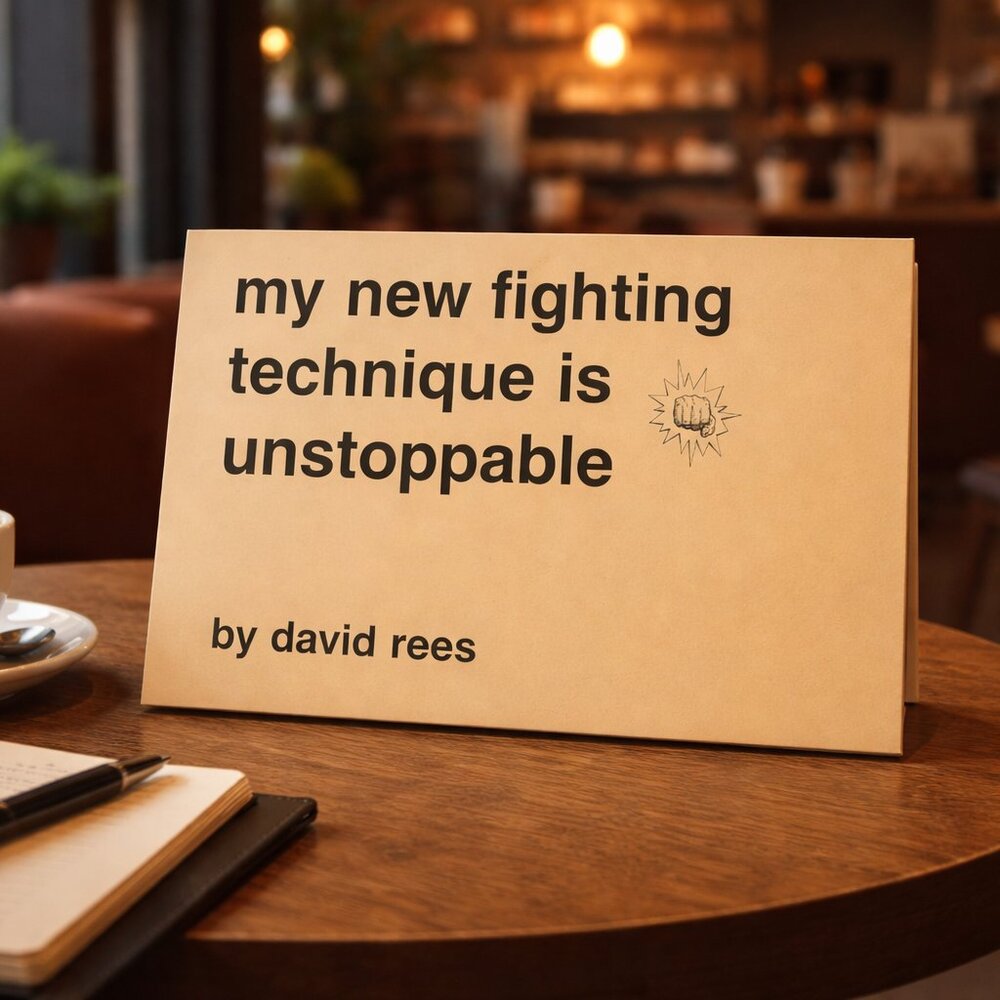 My New Fighting Technique Is Unstoppable David Rees Riverhead 2003 Comic Book